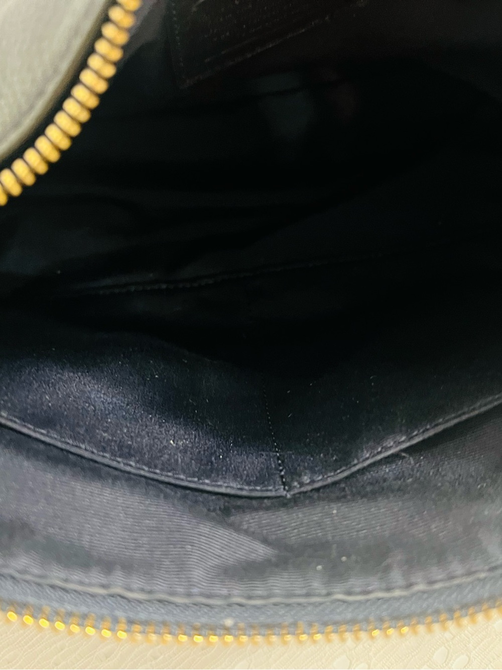 Coach F36628 East West Celeste NAVY BLUE Leather Convertible Crossbody Hobo Bag - Picture 15 of 15